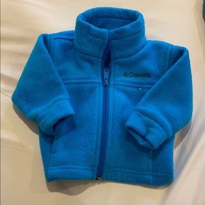 12 month blue Columbia zip up fleece